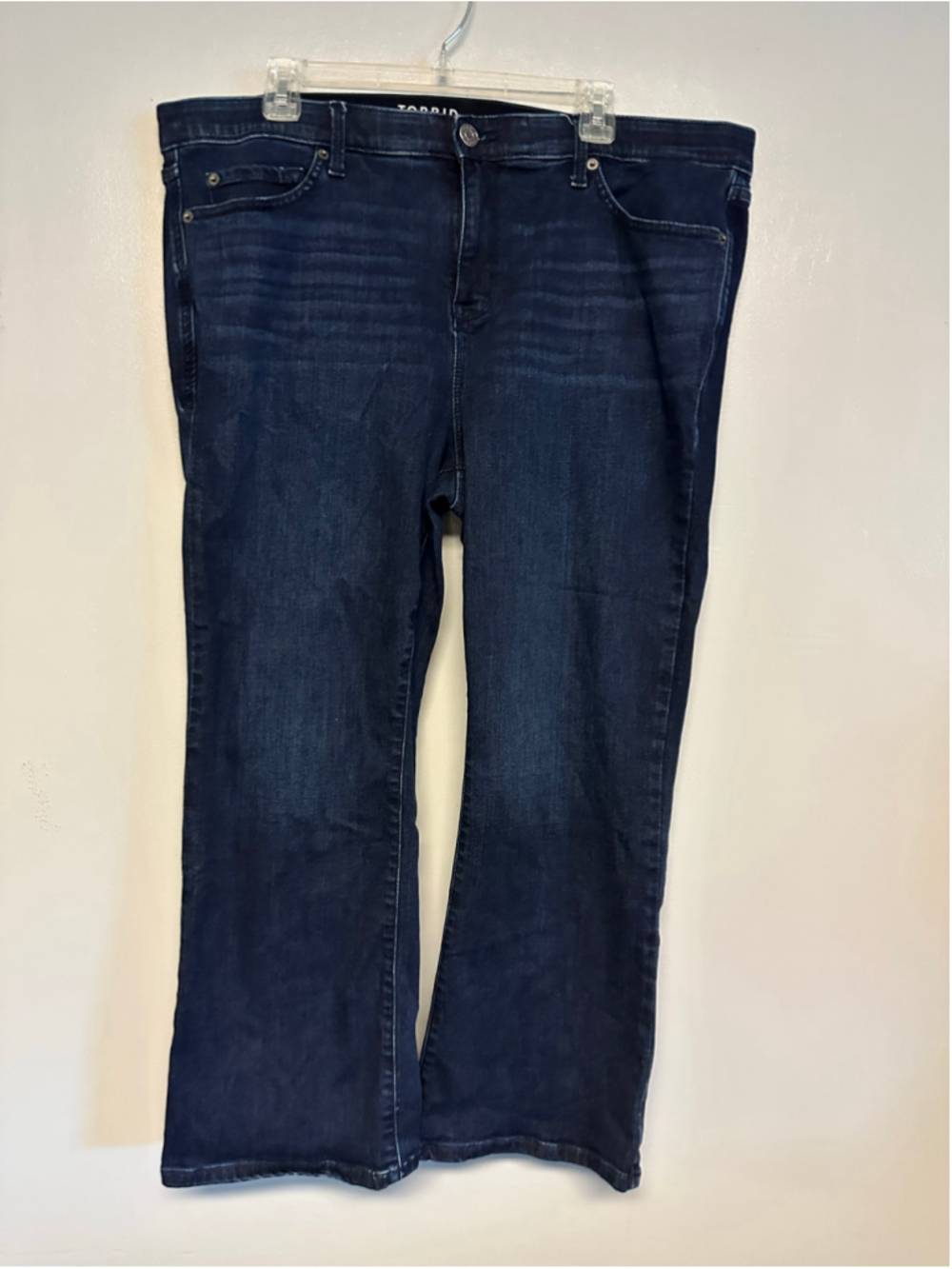Torrid Sky High Kick Boot Jeans Women’s Size 18 Blue Boot Cut